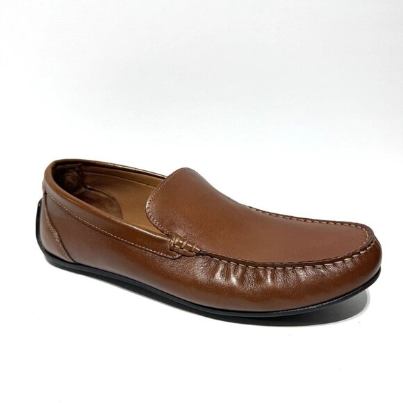Johnston Murphy Mens Venetian Loafers Tan Size 10.5 M